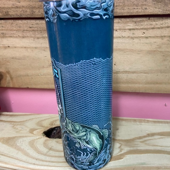 20 oz Born to fish, forced to work - Picture 3 of 3